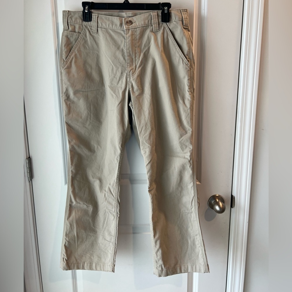 Carhartt rugged flex canvas pants. 34 x 30